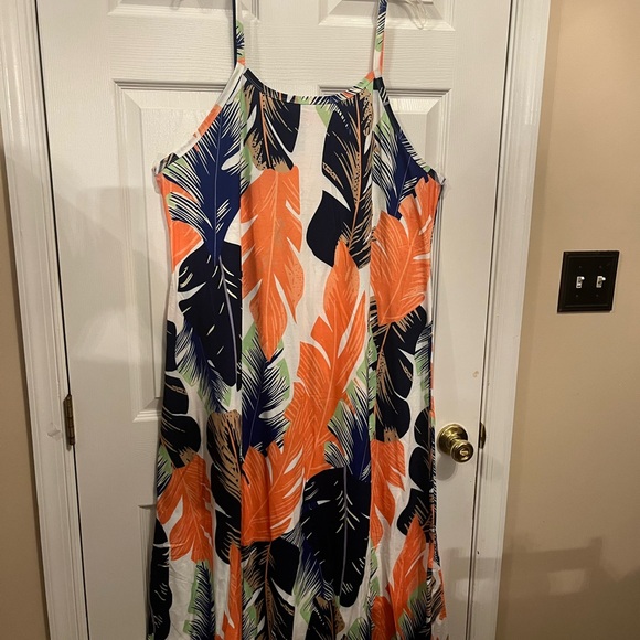 Women Plus Size Vibrant Print Vacation Summer Holiday Beach Maxi Dress 14W -20W - Picture 8 of 12